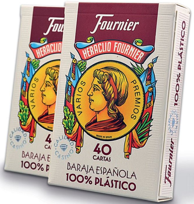 BARAJA ESPAÑOLA 2100 100% PLASTICO DE 40 CARTAS | HERACLIO FOURNIER, S,A, | 1 UNIDAD | 8420707451929 Imagen principal del producto