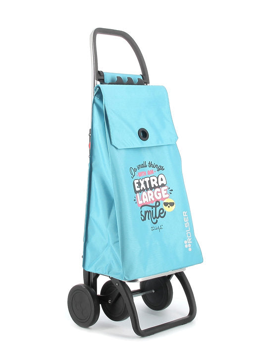 Carro compra 4 ruedas plegable Akanto Mr Wonderful Celeste ROLSER Imagen principal del producto