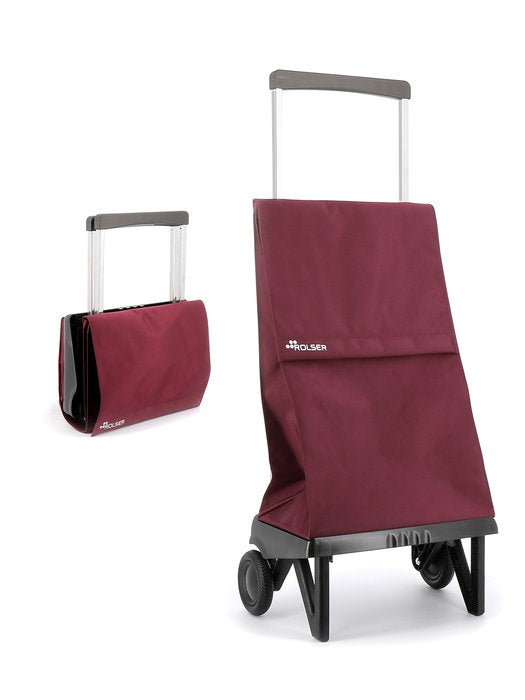 CARRO COMPRA TIPO BOLSO 2R PLEG PLEGAMATIC ORIGINAL BURDEOS | ROLSER
