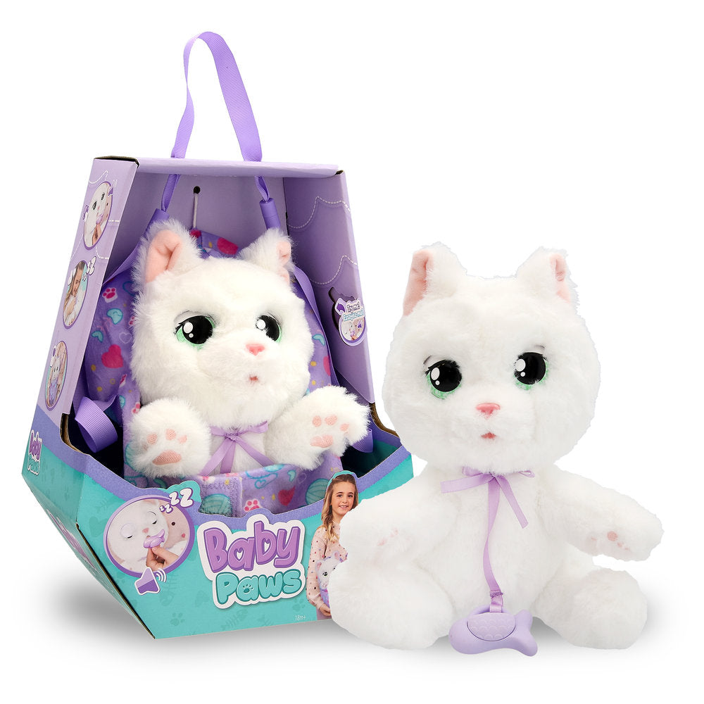 Baby Paws Gato Blanco Peluche de Manualidades y Juguete Imagen principal del producto