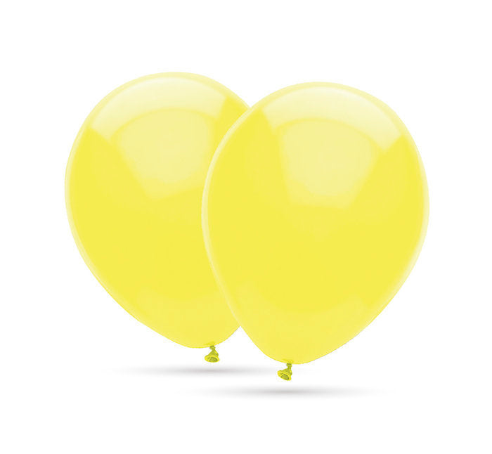 Globos 35 cm Ø Bolsa solapa 20 unidades Decohelium Amarillo GRAN FESTIVAL
