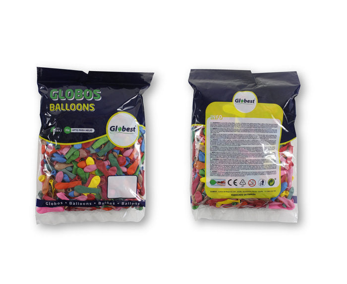 GLOBO 8CM BOLSA 1000 UNIDADES PARA AGUA / HELIO | GRAN FESTIVAL ,S,A, | 1 UNIDAD | 8421332505902
