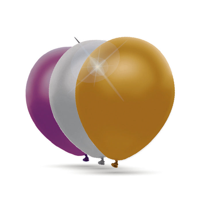 GLOBO 27CM BOLSA 10 UNID METALIZADOS | GRAN FESTIVAL ,S,A, | ENVASE 12 UDS. UNIDAD | 8421332506220