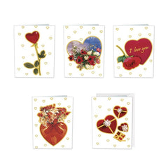 EXPOSITOR 25 TARJETAS MINI CARD + SOBRE ROMANTIC ORO SURTID | ARGUVAL, S,L, | ENVASE 25 UDS. UNIDAD | 8421363368521