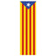 PUNTO DE LIBRO BANDERA CATALUÑA 55X180MM | 10 UNIDADES | (ARGUVAL, S,L,)
