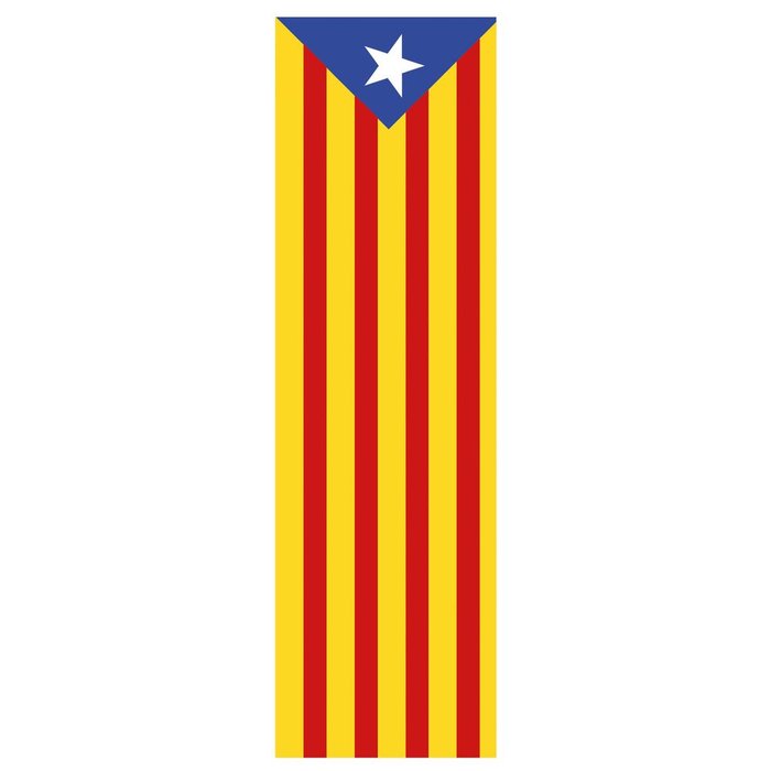 PUNTO DE LIBRO BANDERA CATALUÑA 55X180MM | 10 UNIDADES | (ARGUVAL, S,L,)