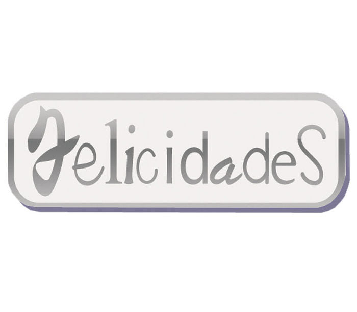 Etiquetas Blancas Felicidades Rollo 250 Unidades ARGUVAL