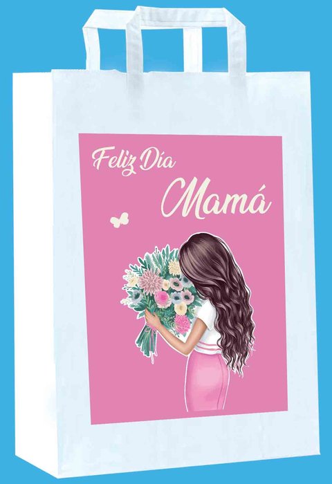 BOLSA REGALO PAPEL MAMA 12U | ARGUVAL, S,L, | 1 UNIDAD | 8421363467156