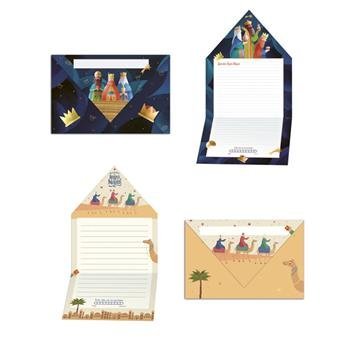 CARTAS DE REYES SOLAPA PICO 50 UNIDADES | ARGUVAL, S,L, | ENVASE 50 UDS. UNIDAD | 8421363473843 Imagen principal del producto