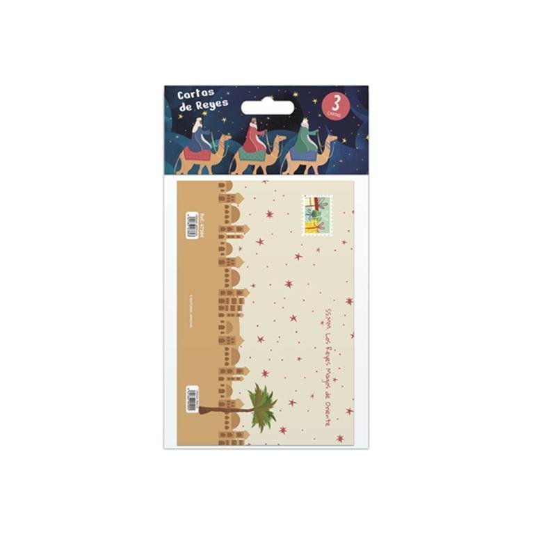 BLISTER 3 CARTAS DE REYES SOLAPA PICO | ARGUVAL, S,L, | ENVASE 12 UDS. UNIDAD | 8421363473850 Imagen principal del producto