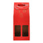 CAJA REGALO DOBLE BOTELLA CARTON NAVIDAD ROJO | ARGUVAL, S,L, | 1 UNIDAD | 8421363475281
