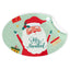 Rollo 250 Etiquetas Ovaladas Navidad Papa Noel Marca Arguval