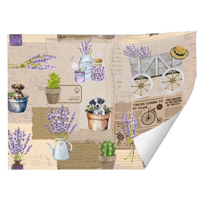 EXPOSITOR 25 PLIEGO PAPEL REGALO KRAFT LAVANDA 70X100CM | ARGUVAL, S,L, | ENVASE 25 UDS. UNIDAD | 8421363475830 Imagen principal del producto
