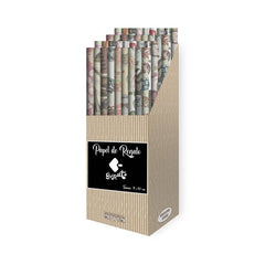 EXPOSITOR 50 ROLLOS PAPEL REGALO BUSQUETS RECICLADO SURTIDO | ARGUVAL, S,L | ENVASE 50 UDS. UNIDAD | 8421363482760