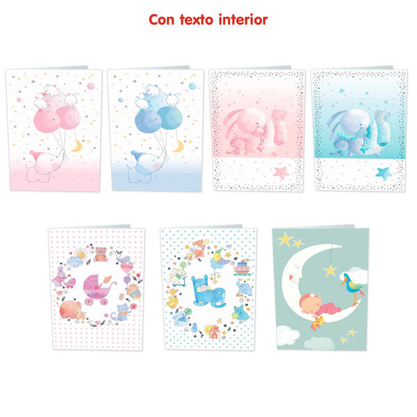 Expositor 48 Tarjetas Bebe Surtido Busquets Marca Argüval Imagen principal del producto