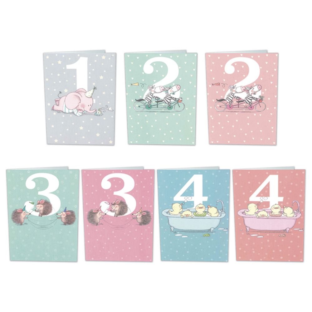 TARJETA CUMPLEAÑOS BEBES 48U BUSQUETS | ARGUVAL, S,L | ENVASE 48 UDS. UNIDAD | 8421363490673