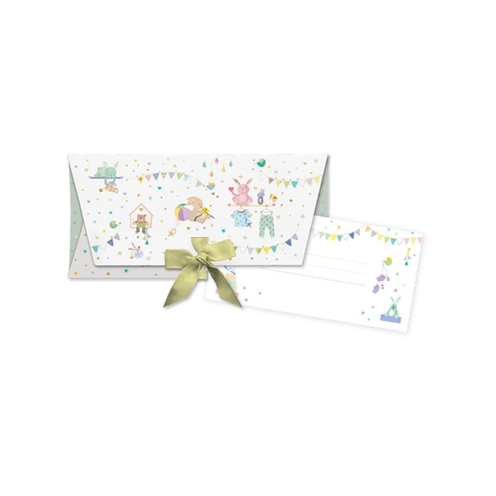 SOBRE REGALO LAZO + TARJETON BEBES TURNOWSKY | ARGUVAL TURNOWSKY | ENVASE 5 UDS. UNIDAD | 8421363491335