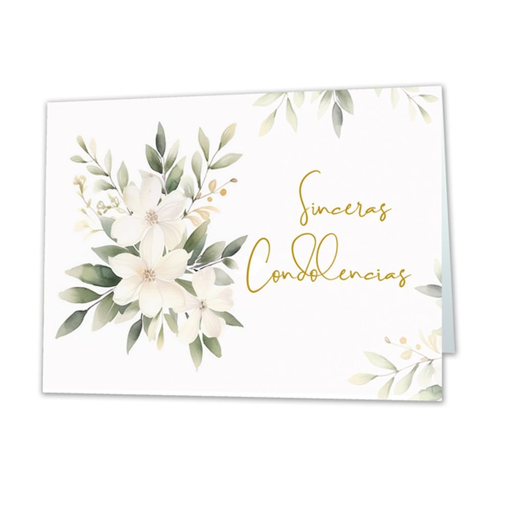 POSTAL SINCERAS CONDOLENCIAS | ARGUVAL, S,L, | ENVASE 10 UDS. UNIDAD | 8421363491519