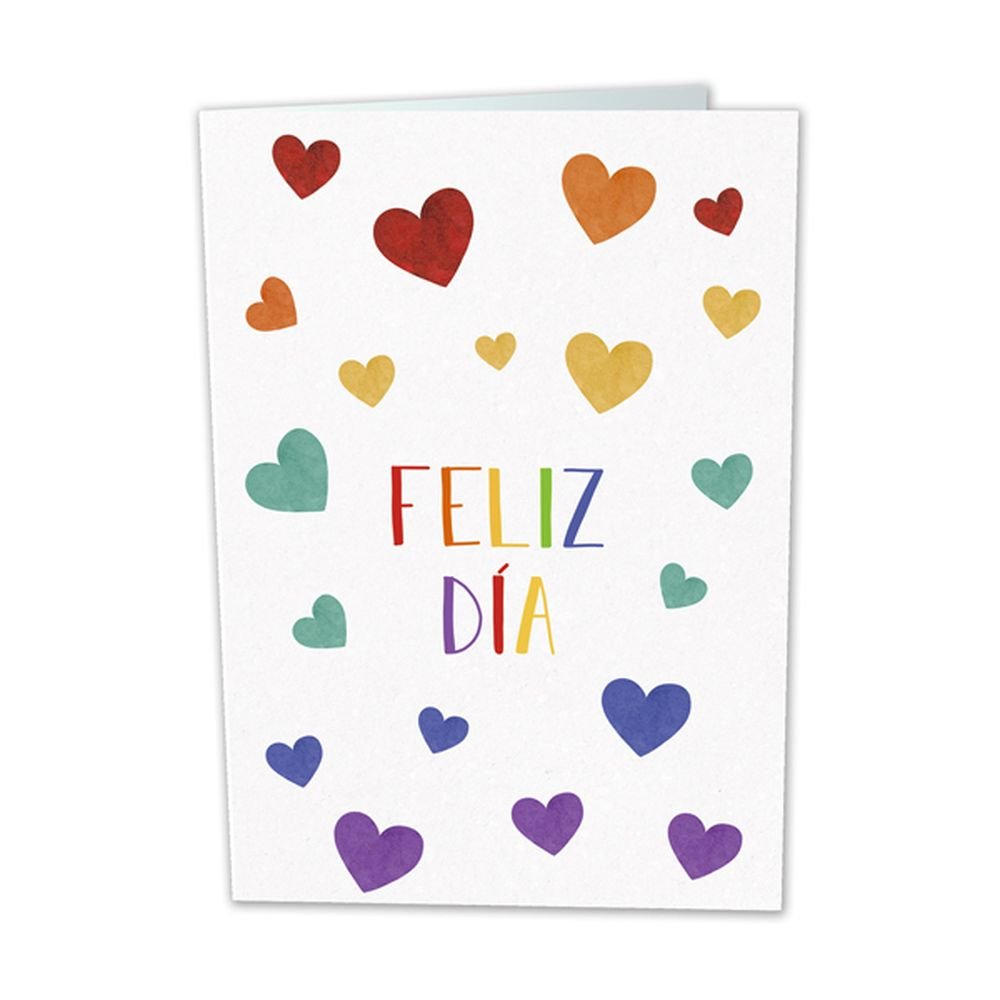 POSTAL CORAZONES FELIZ DIA | ARGUVAL, S,L, | ENVASE 10 UDS. UNIDAD | 8421363491526
