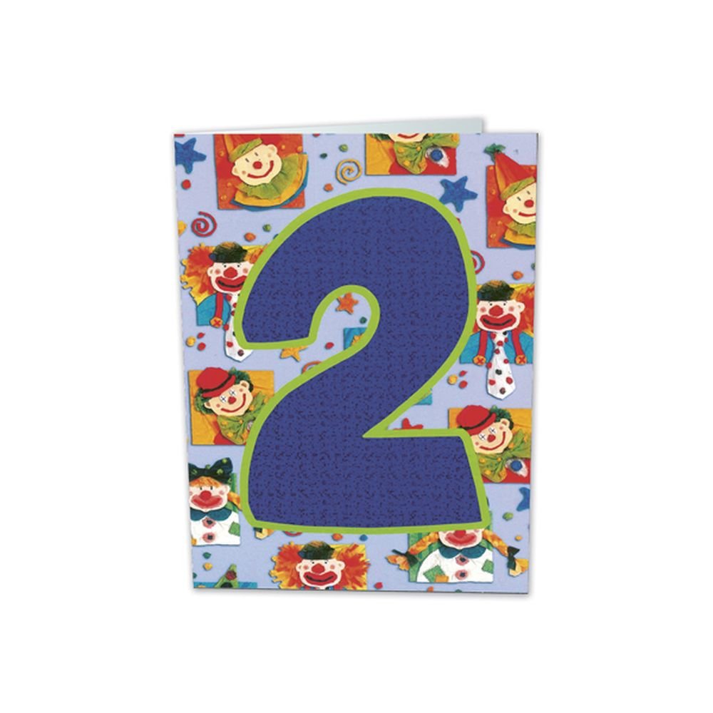 TARJETA FELICITACION 2 AÑOS BUSQUETS 6U | ARGUVAL, S,L | ENVASE 6 UDS. UNIDAD | 8421363491755