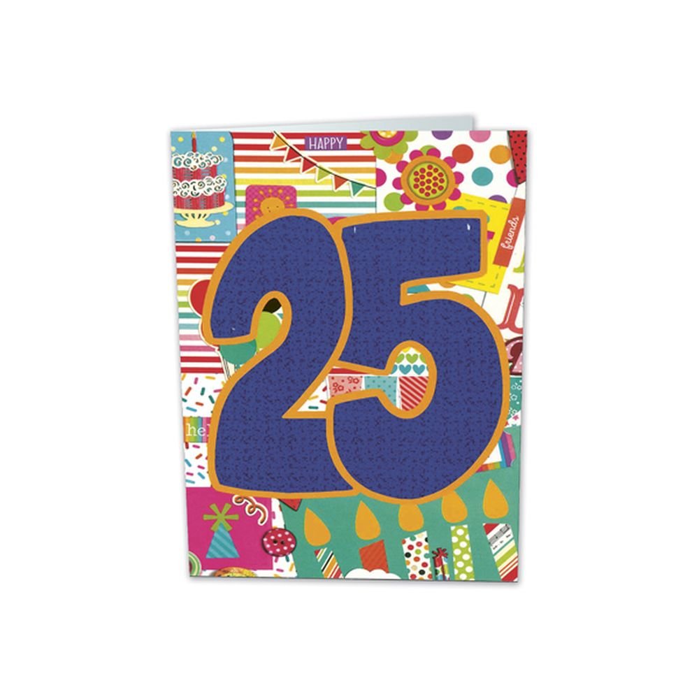 TARJETA FELICITACION 25 AÑOS BUSQUETS 6U | ARGUVAL, S,L | ENVASE 6 UDS. UNIDAD | 8421363491984