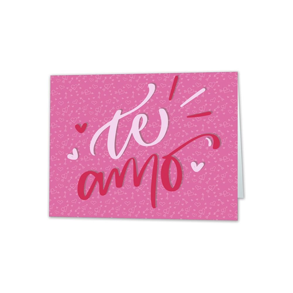 Tarjeta Mini Card Te Amo 9 x 6,6 cm ARGUVAL San Valentín Imagen principal del producto