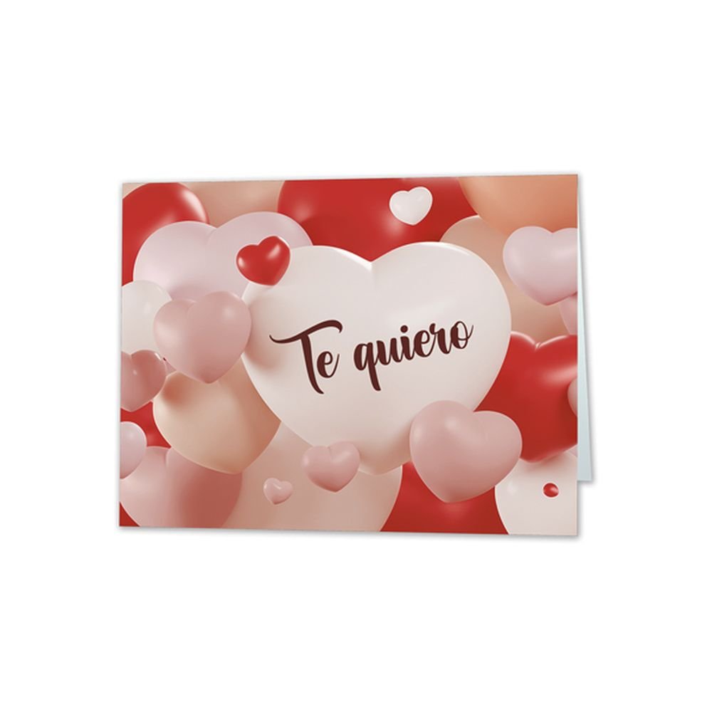 Tarjeta Mini Card Corazones Te Quiero 9 x 6,6 cm ARGUVAL SAN VALENTIN Imagen principal del producto