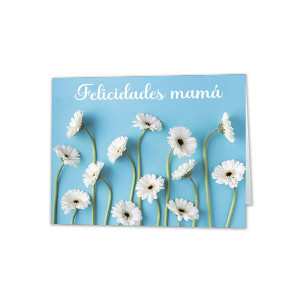 MINI CARD GERBERAS FELICIDADES MAMA | ARGUVAL, S,L, | ENVASE 25 UDS. UNIDAD | 8421363492318