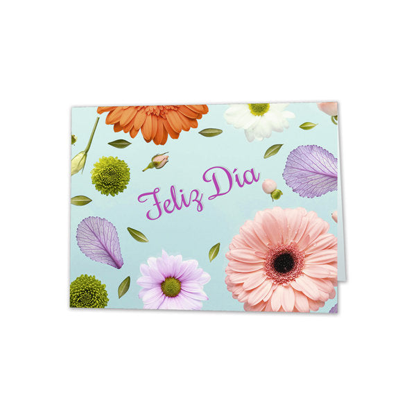 MINI CARD FLORECILLAS FELIZ DIA | ARGUVAL, S,L, | ENVASE 25 UDS. UNIDAD | 8421363492332