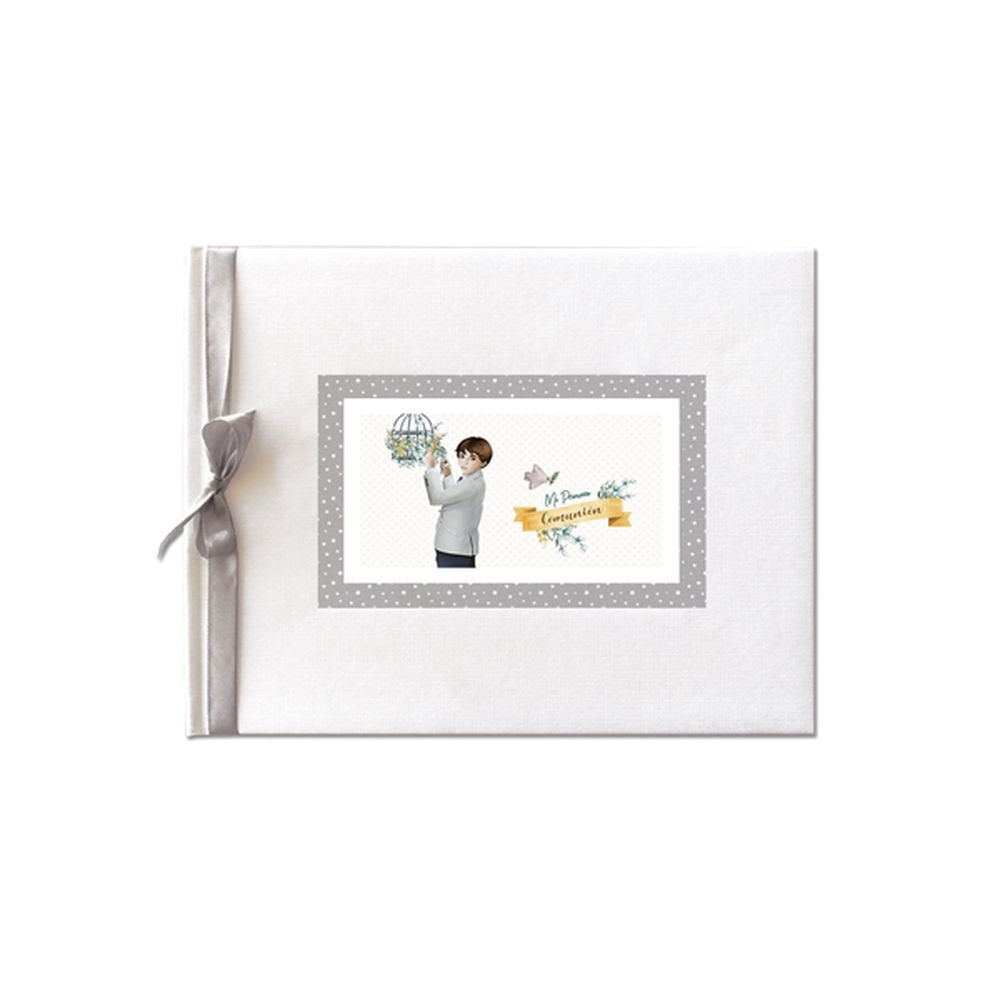 Libro Firmas Comunión Niño Jaula 27,5 x 23 x 2 cm 60 páginas ARGUVAL COMUNION