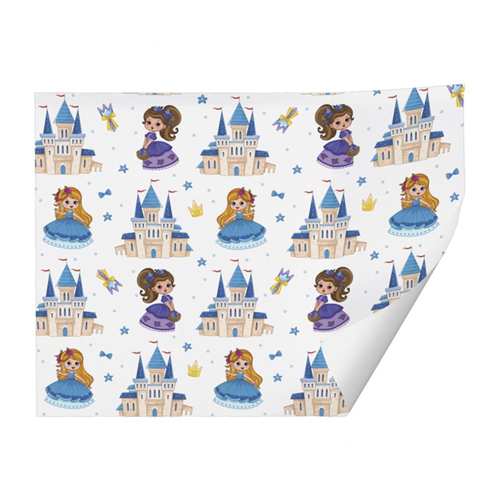 Expositor 25 pliegos papel regalo princesas ARGUVAL