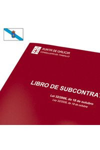 Libro de Subcontratación A4 Apaisado Dohe para contabilidad Imagen principal del producto