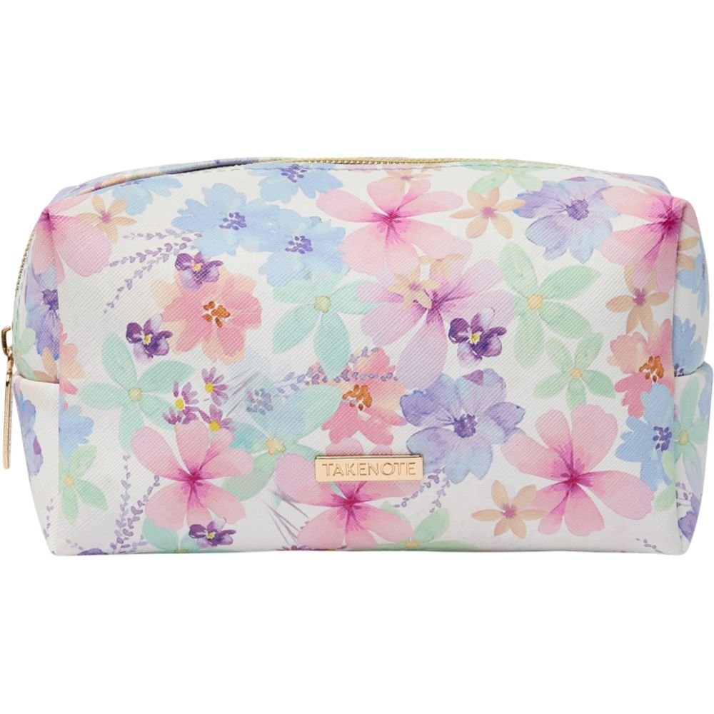Neceser Cuadrado Takenote Violet con Cremallera 16x7x11 cm