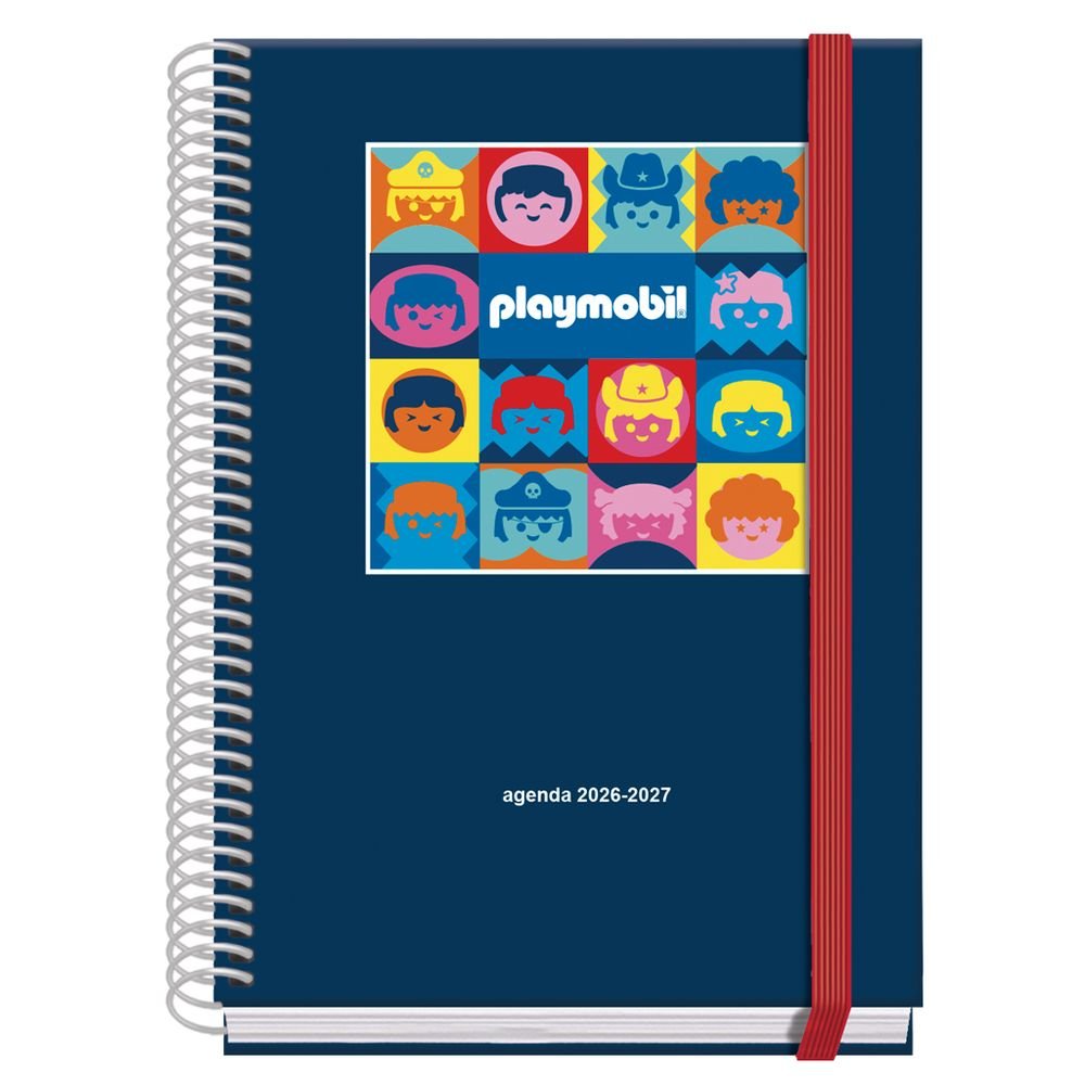 Agenda Escolar 2026-2027 Prime Semana Vista A5 Playmobil Imagen principal del producto