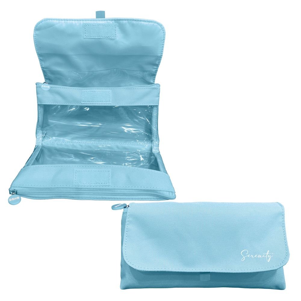 Portatodo Serenity Doble Solapa Azul 220x110x65 mm DOHE Diseño