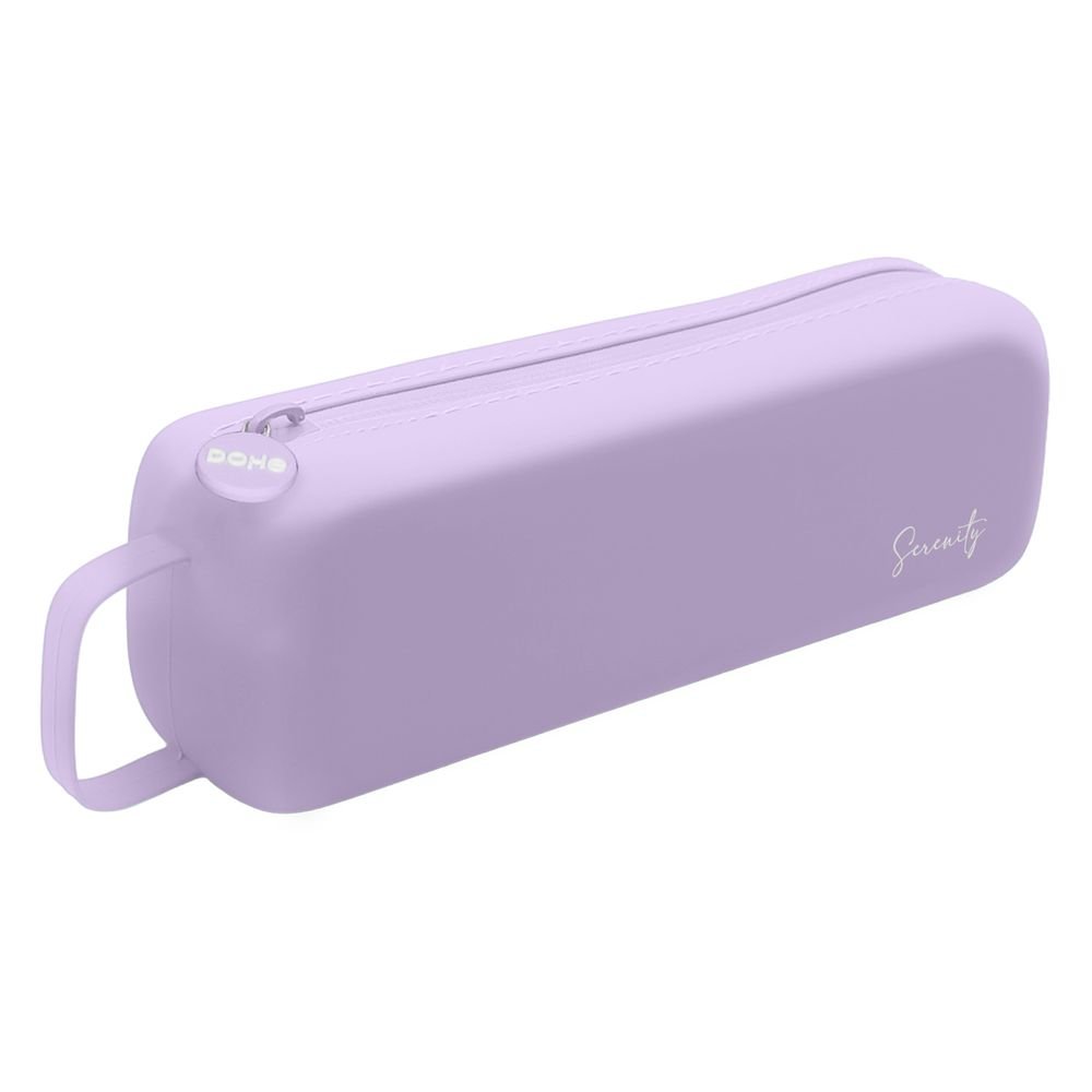 Portatodo Serenity Silicona 1 Cremallera Morado DOHE Diseño