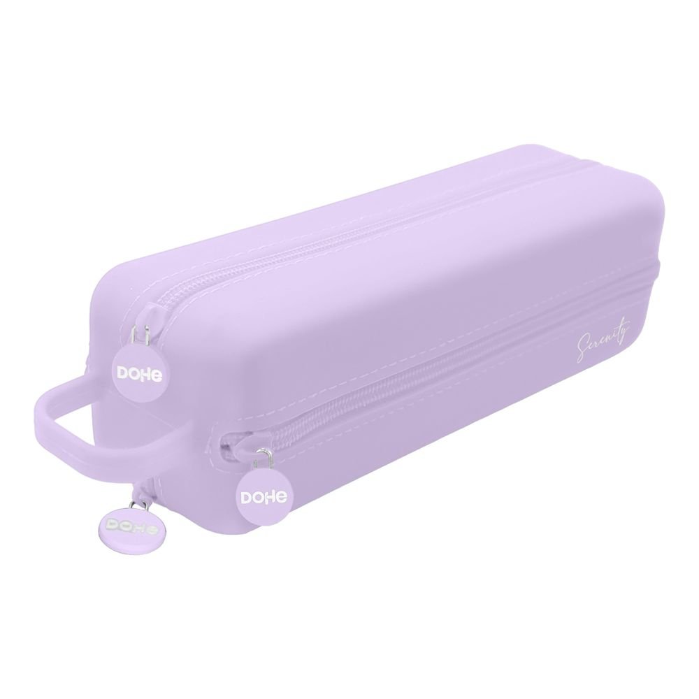 Portatodo Serenity silicona 4 cremalleras Morado Dohe Diseño