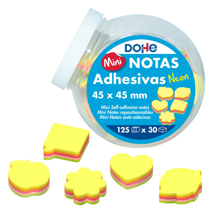 EXPOSITOR DE MINI NOTAS ADHESIVAS NEON - 30DS | 1 UNIDADES | (DOHE, S,A,) Imagen principal del producto