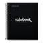 Cuaderno A5 80 H Cuadricula 90G Emotions Negro Miquelrius Diseño