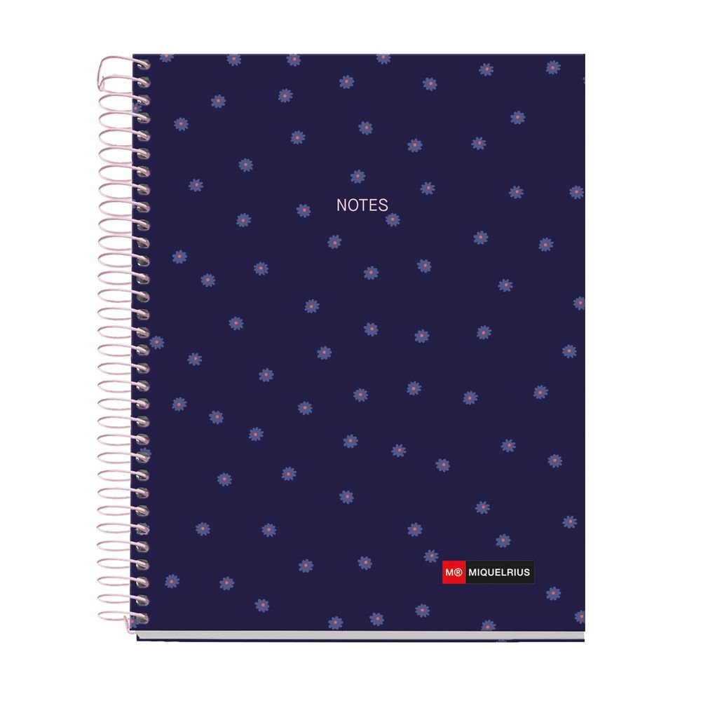 Notebook A5 120H 4 Col Horizontal 70 g Microperf Spring Dawn MIQUELRIUS DISEÑO