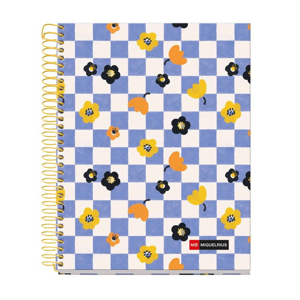Cuaderno A5 120H 4Col Horizontal 70G Microperf Square It Miquelrius Diseño