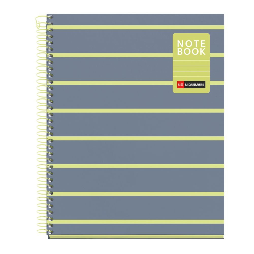 Cuaderno A5 80 H Horizontal Between the Lines Limon Miquelrius Diseño Imagen principal del producto