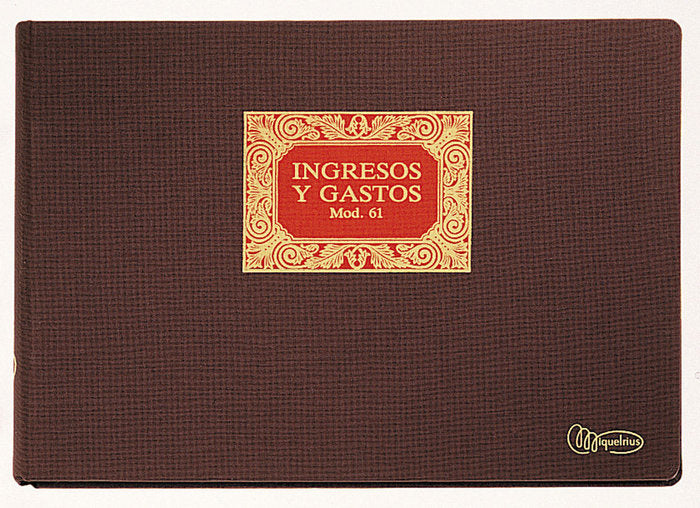 Libro de ingresos y gastos folio 100 Modelo 61 Miquelrius Diffusion