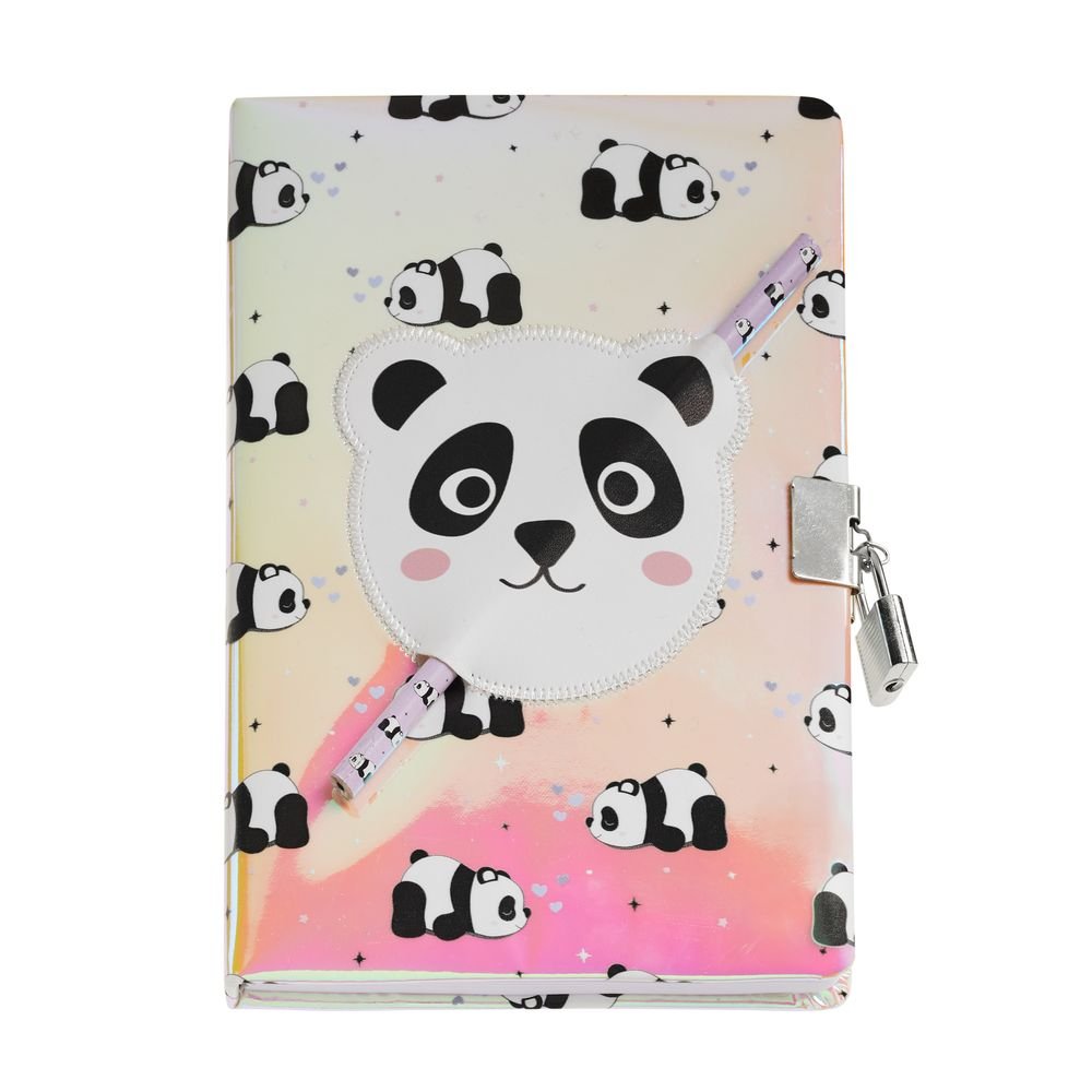 DIARIO SECRETO HOLOGRAFICO PANDA B2F | 1 UNIDADES | (MIQUELRIUS GIFT) Imagen principal del producto