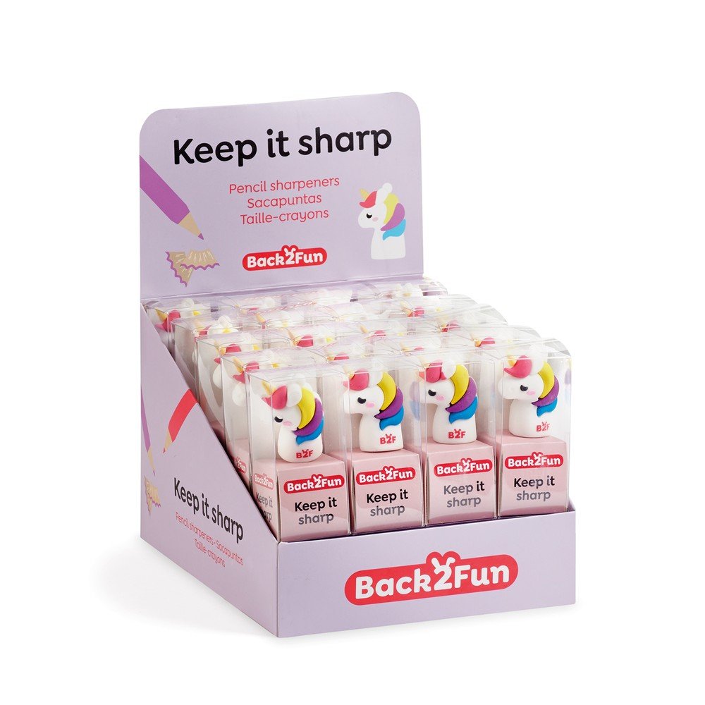 Expositor 20 Sacapuntas Unicornio B2F MIQUELRIUS GIFT