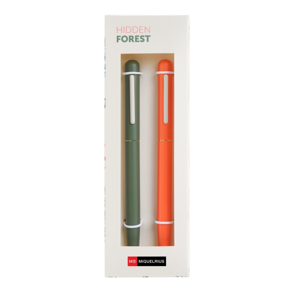 Set de 2 Bolígrafos Metálicos Hidden Forest MIQUELRIUS GIFT Imagen principal del producto