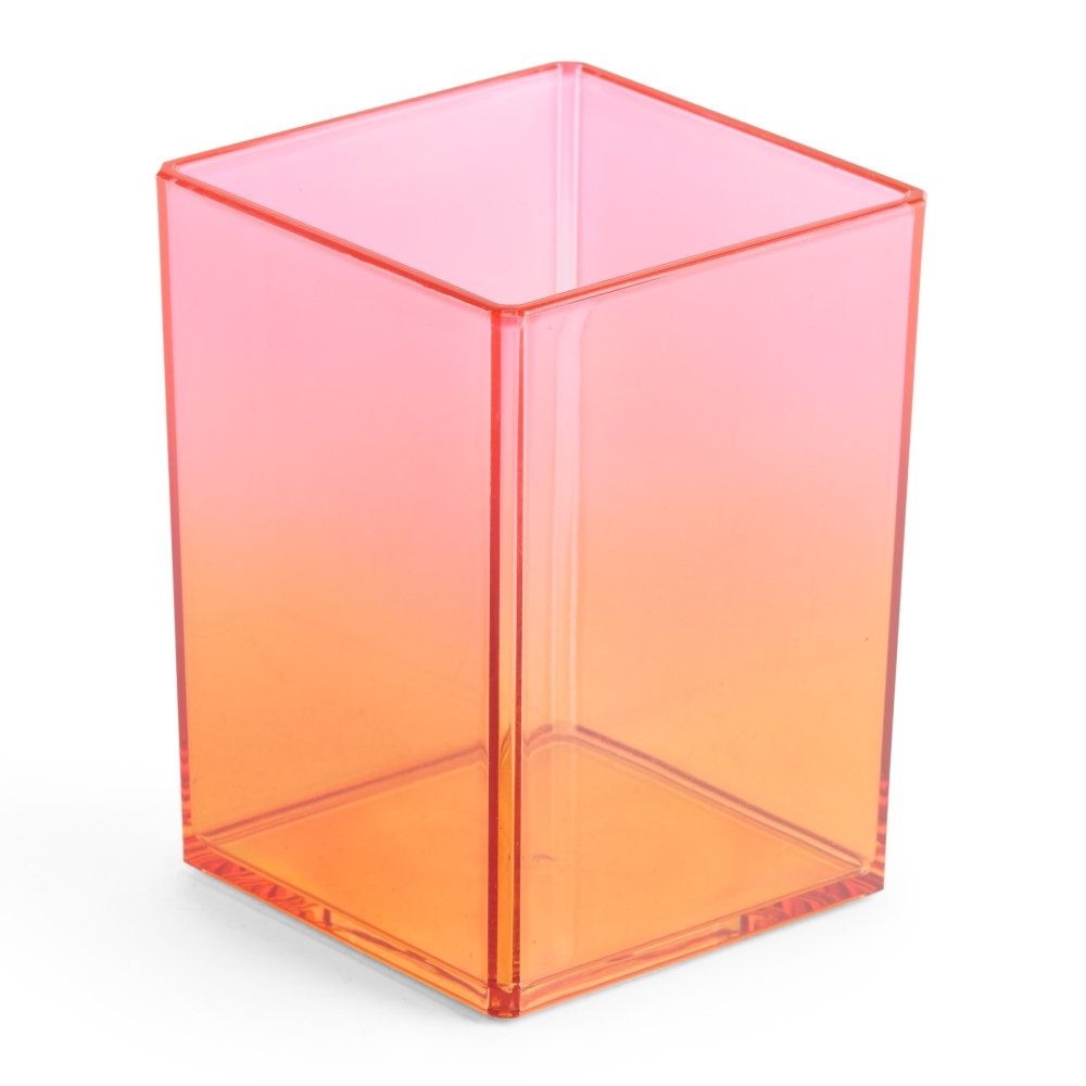Cubilete degradado naranja rojo transparente Marca Miquelrius Gift Imagen principal del producto