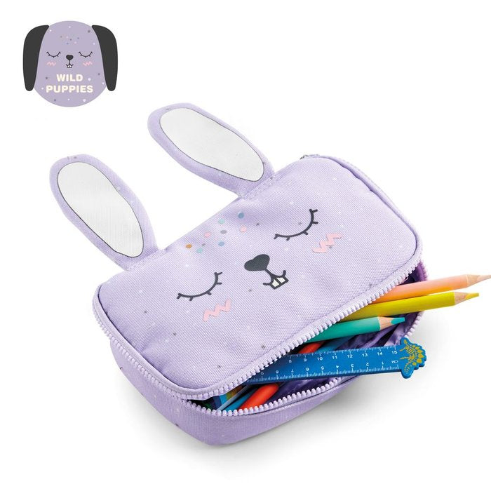 Portatodo ovalado Wild Puppies Conejito Miquelrius Colecciones