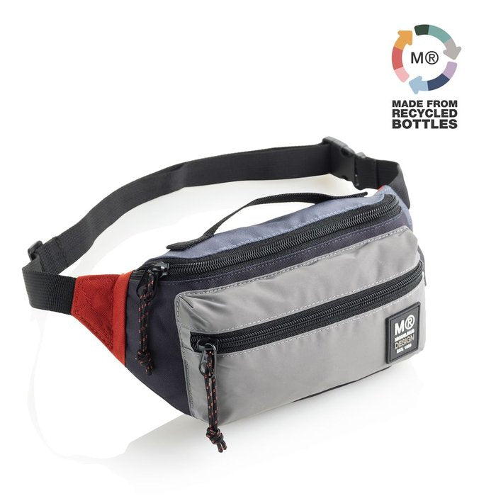 Riñonera Doble Bolsillo Reciclada Rider Blue Miquelrius Diseño