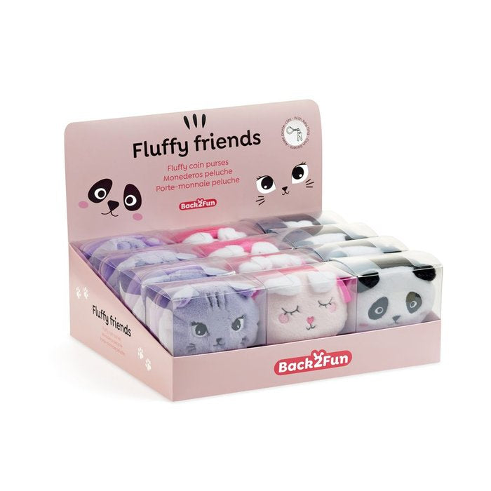 EXPOSITOR 12 MONEDEROS PELUCHE B2F | MIQUELRIUS DISEÑO | ENVASE 12 UDS. UNIDAD | 8422593193761